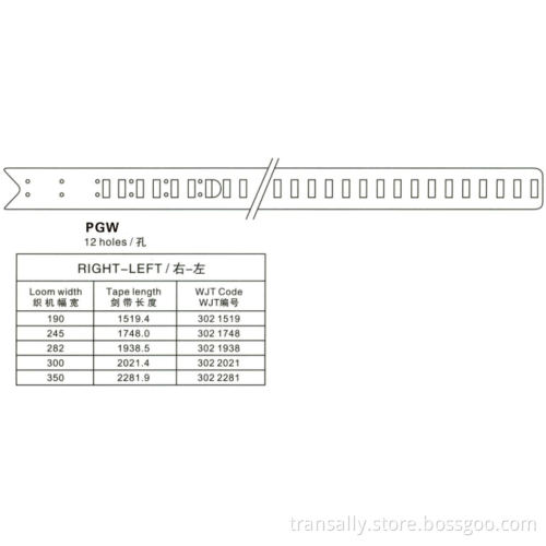 Rapier Loom Tapes for Pgw